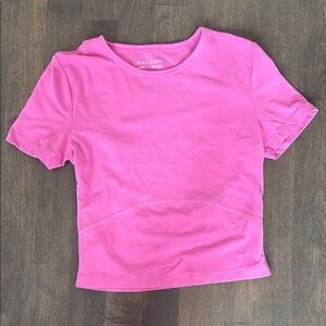 Aritzia Golden Pink Short Sleeve Tee